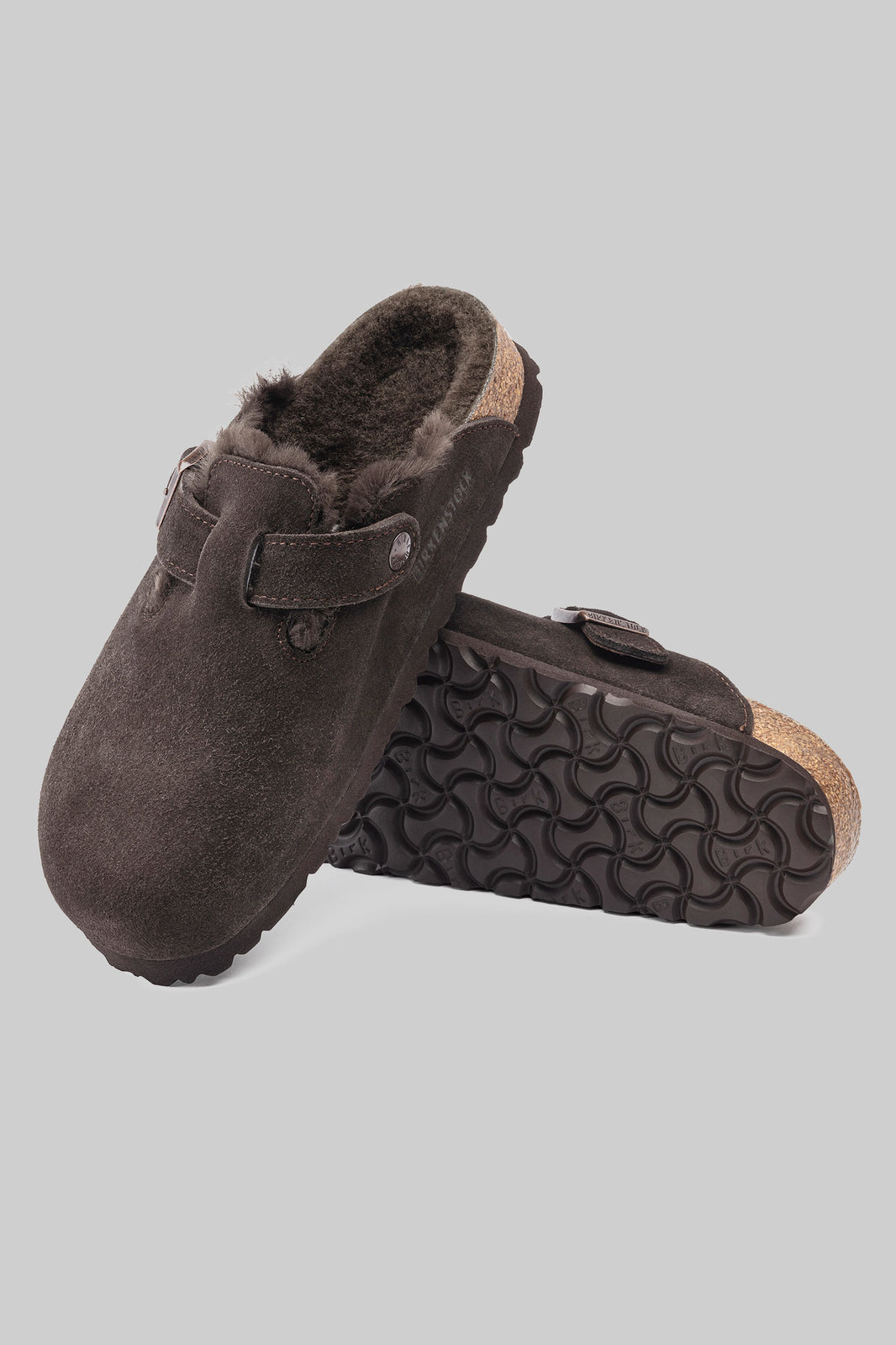 Birkenstock Boston Sherling (Mocca)