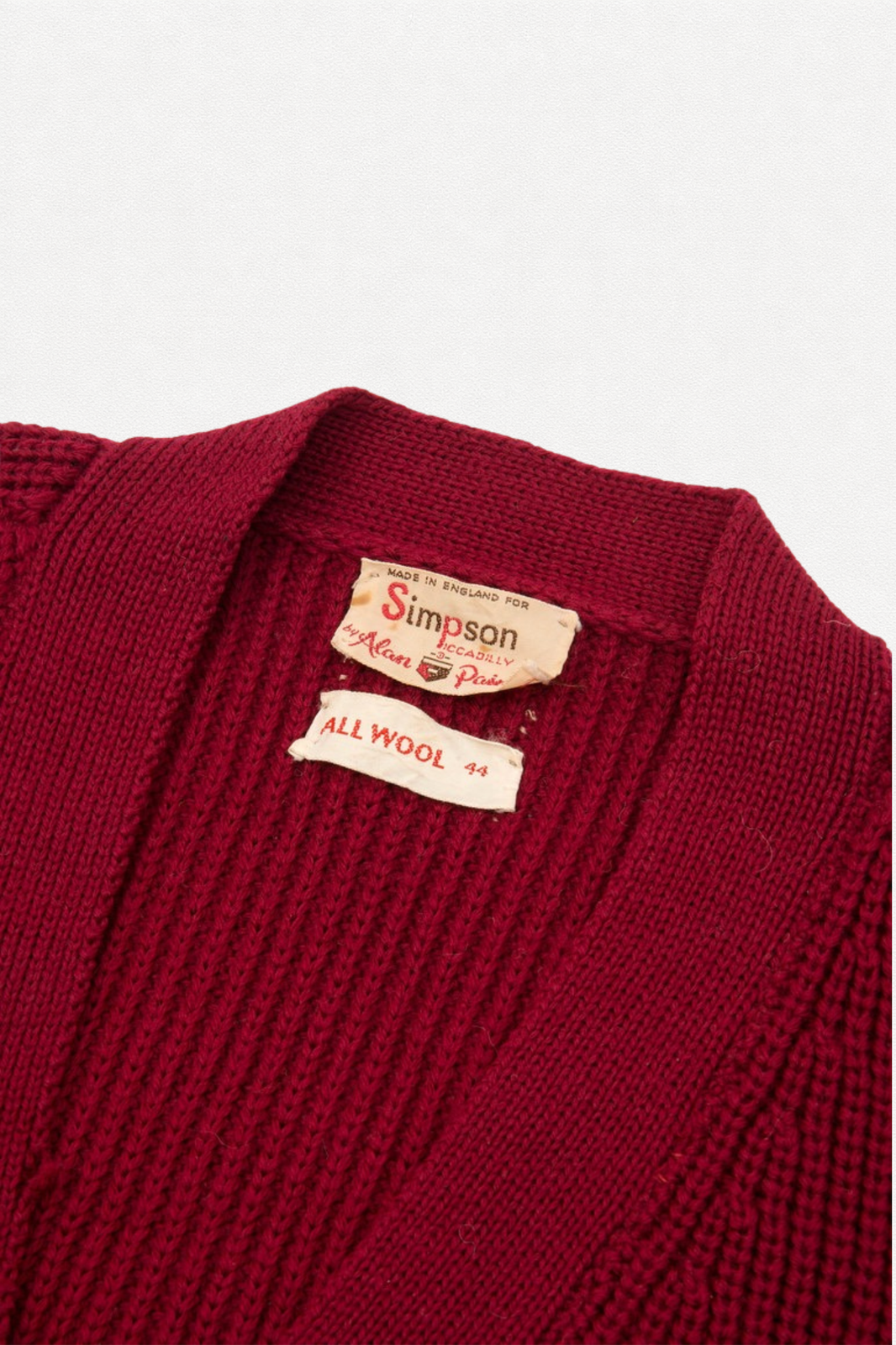 Vintage Knit Wool Cardigan