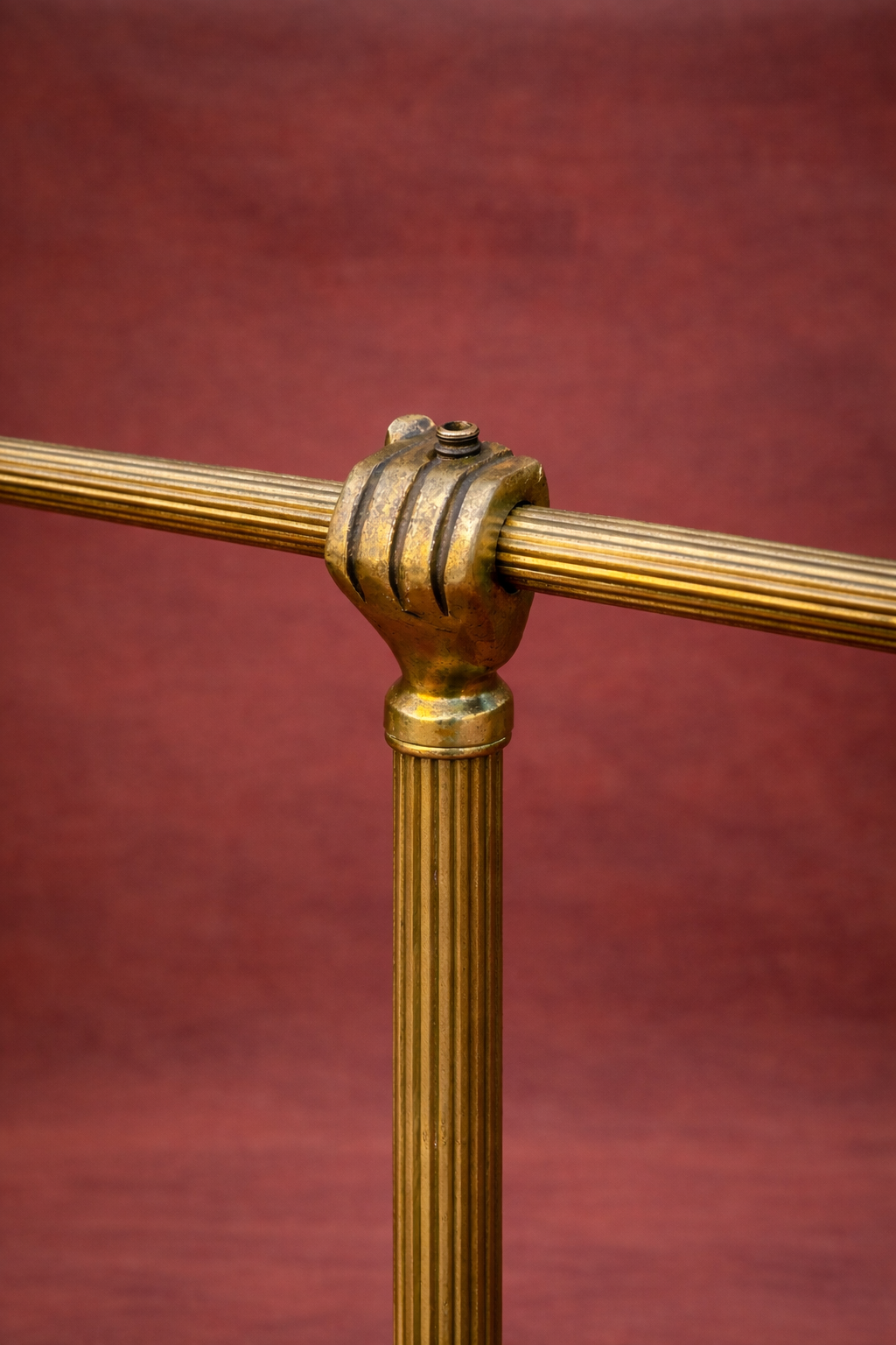 Brass Clothing Bar Rack