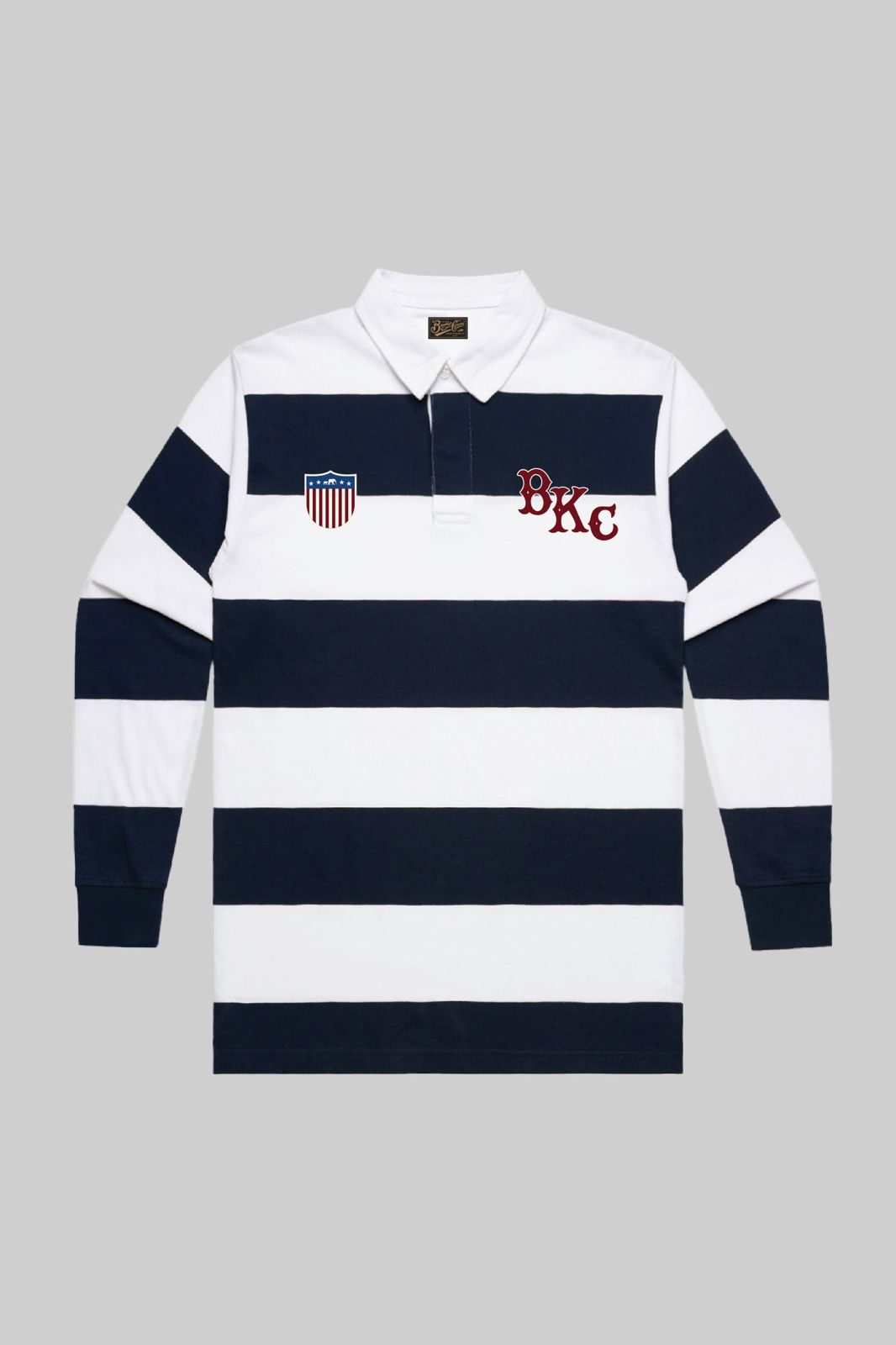 Brooklyn Dodge Ball Team Rugby (Navy/White Stripe)