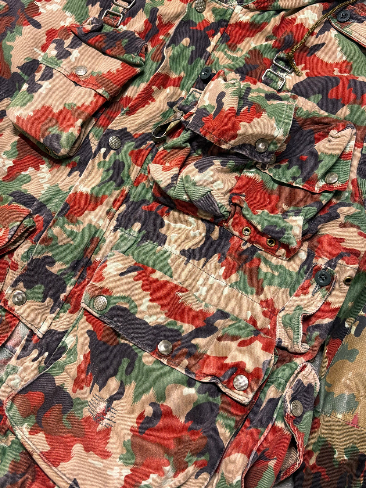 Vintage Camouflage Field Parka