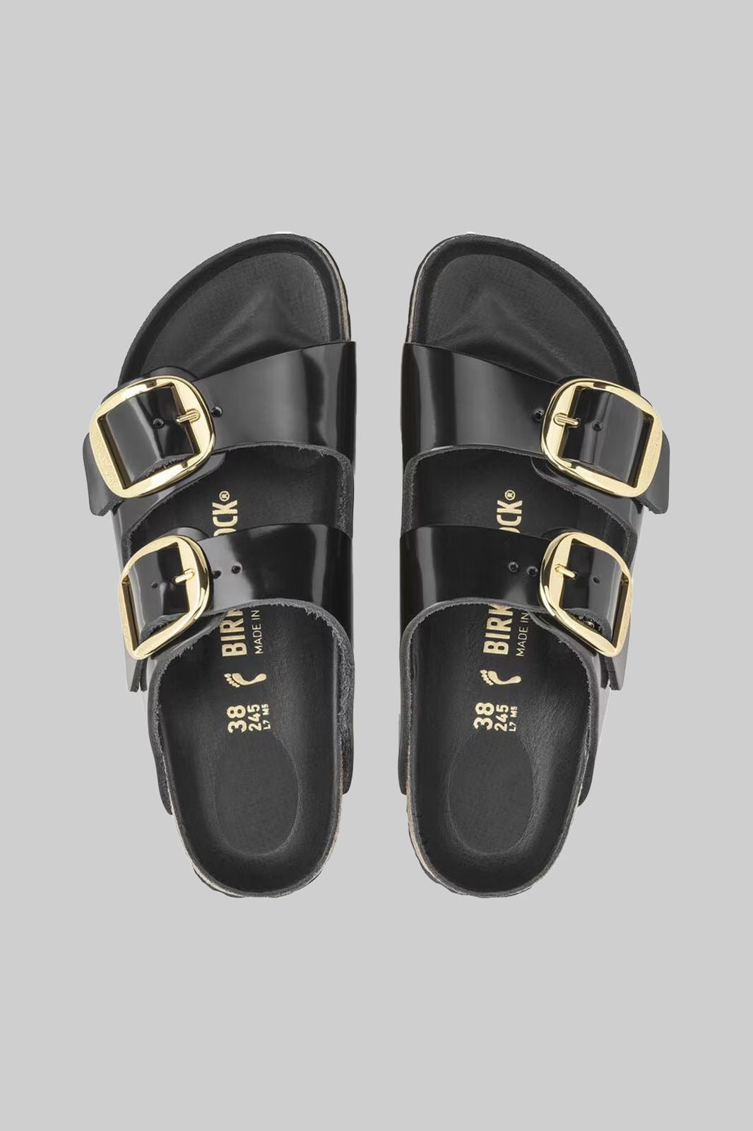 Birkenstock Arizona Big Buckle (High Shine Black)
