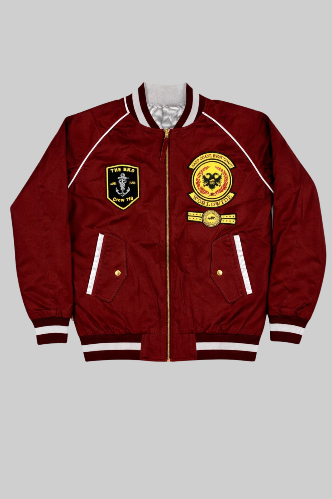 Vintage BKc Reversible “Crew” Varsity Jacket