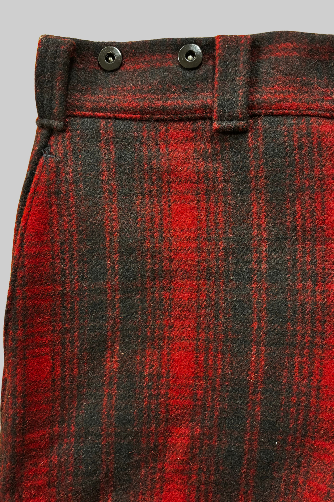 Vintage Plaid Hunting Pants