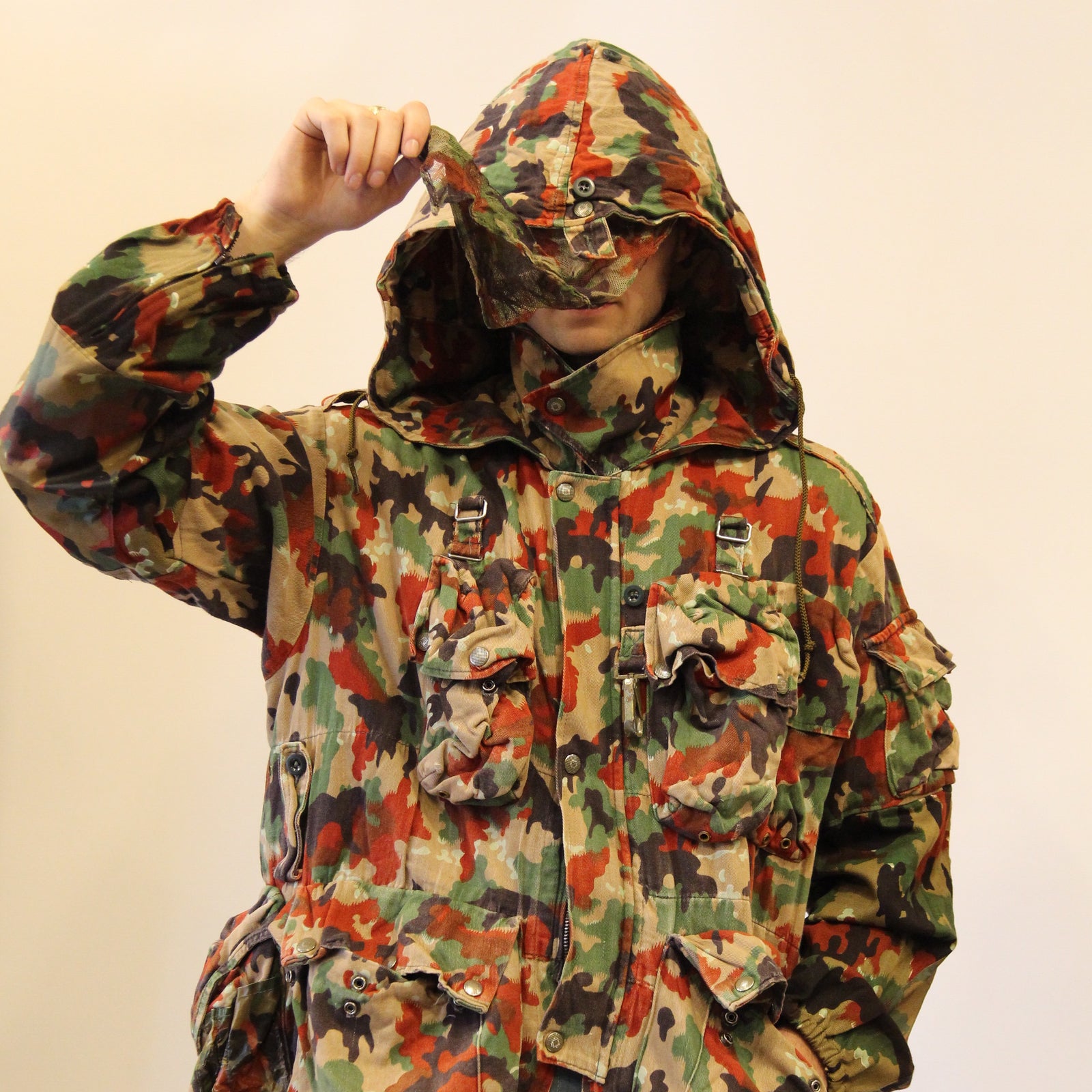 Vintage Camouflage Field Parka