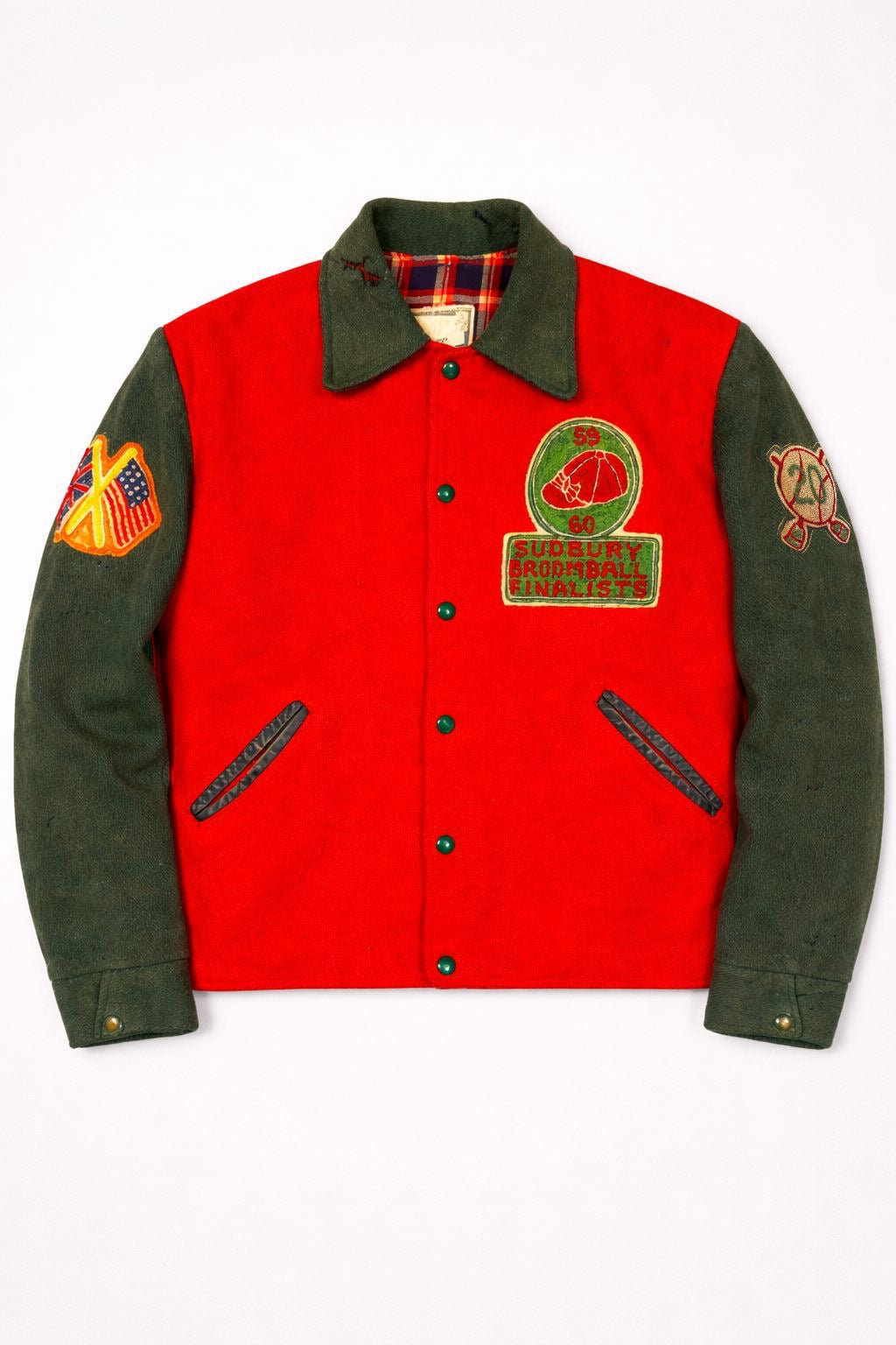 Vintage Athletic Wool Jacket