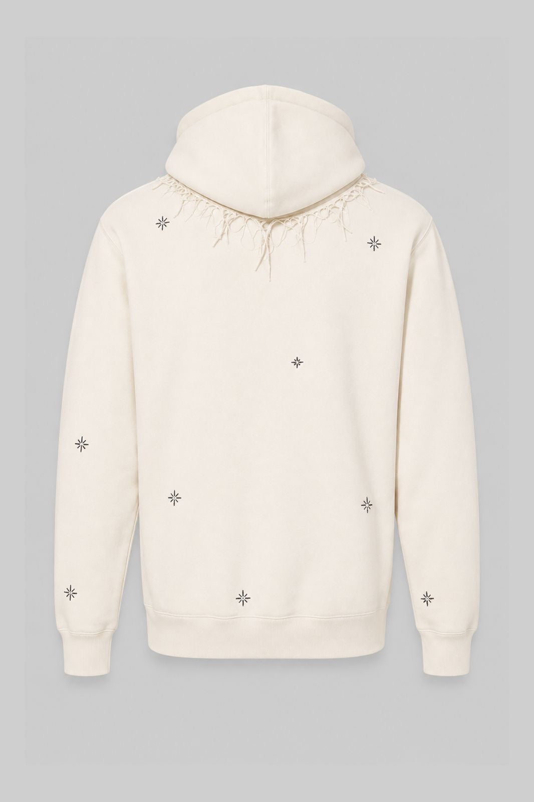 “Stars in Space” Classic B Hoodie (Ecru/Black)