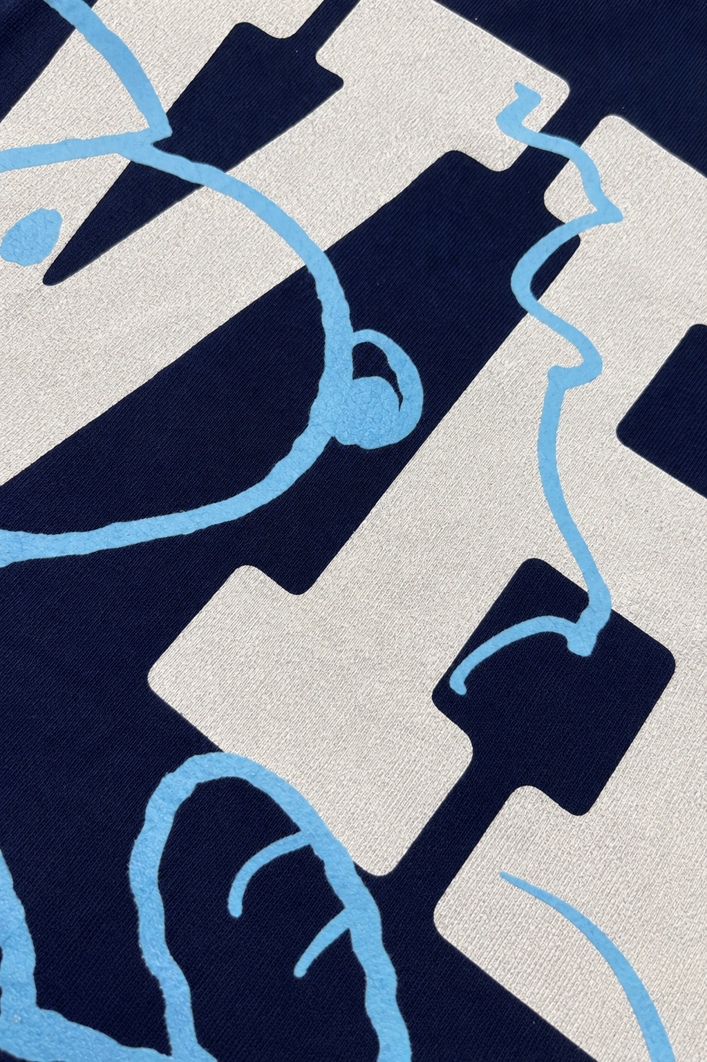 Vintage Heavy Snoopy Football Jersey (Blue)