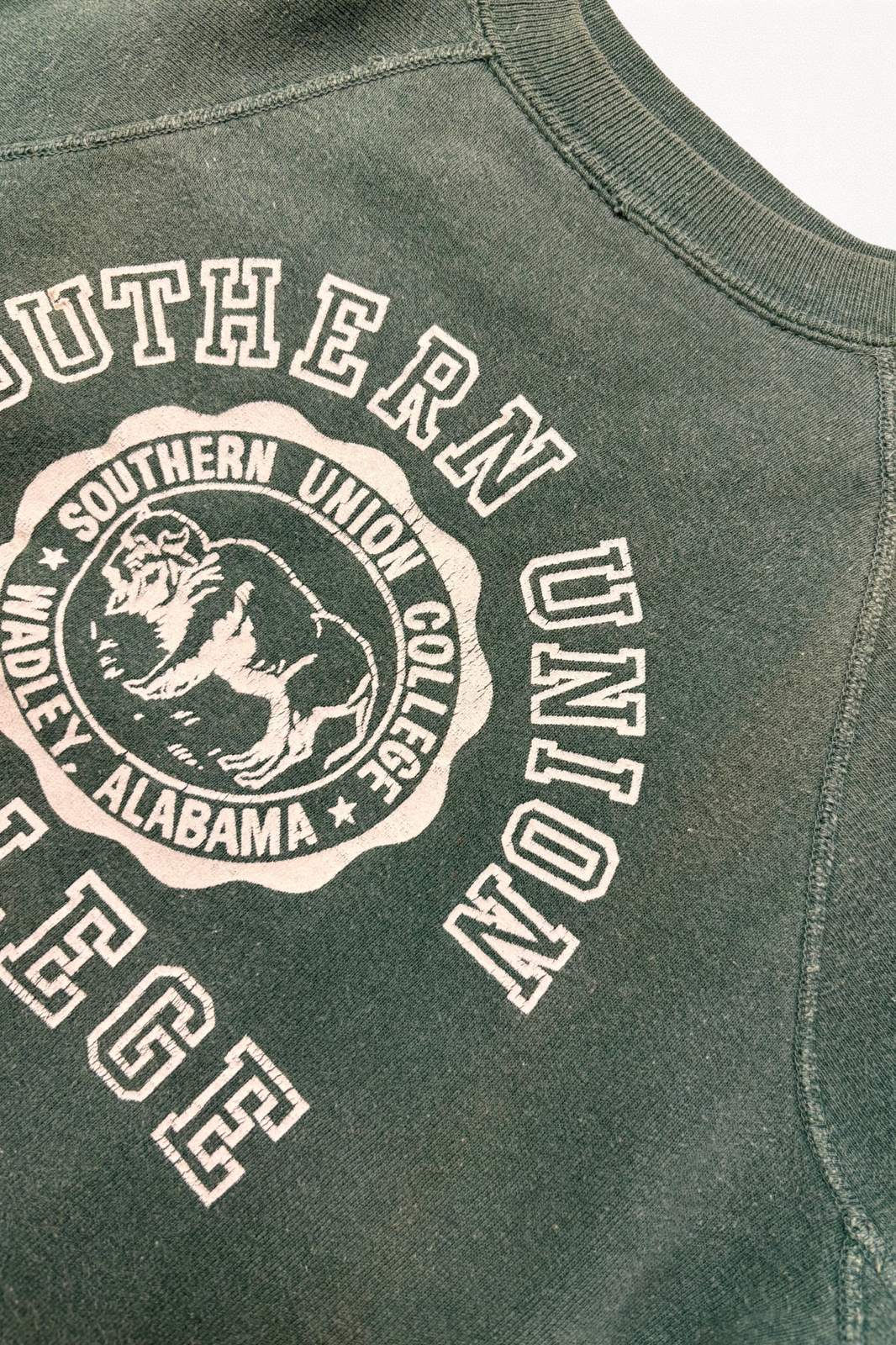 Vintage 1960s Collegiate Fleece Sweatshirt