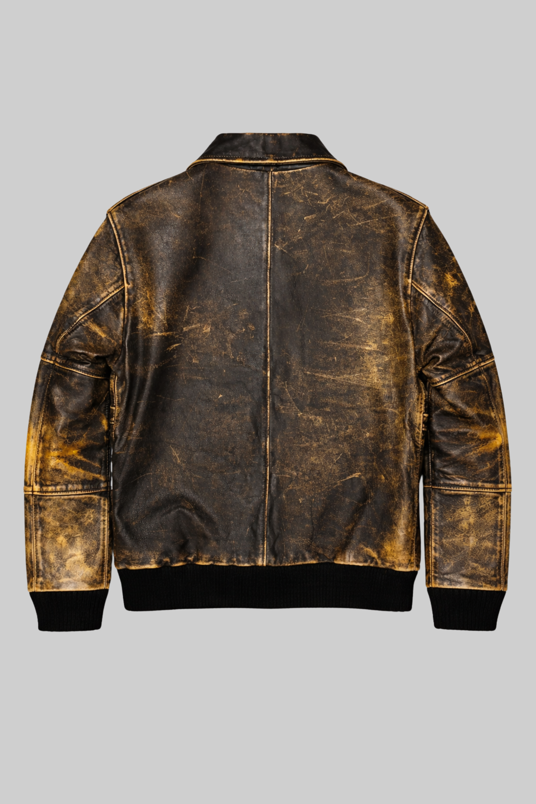 Vintage BKc Leather Bomber Jacket