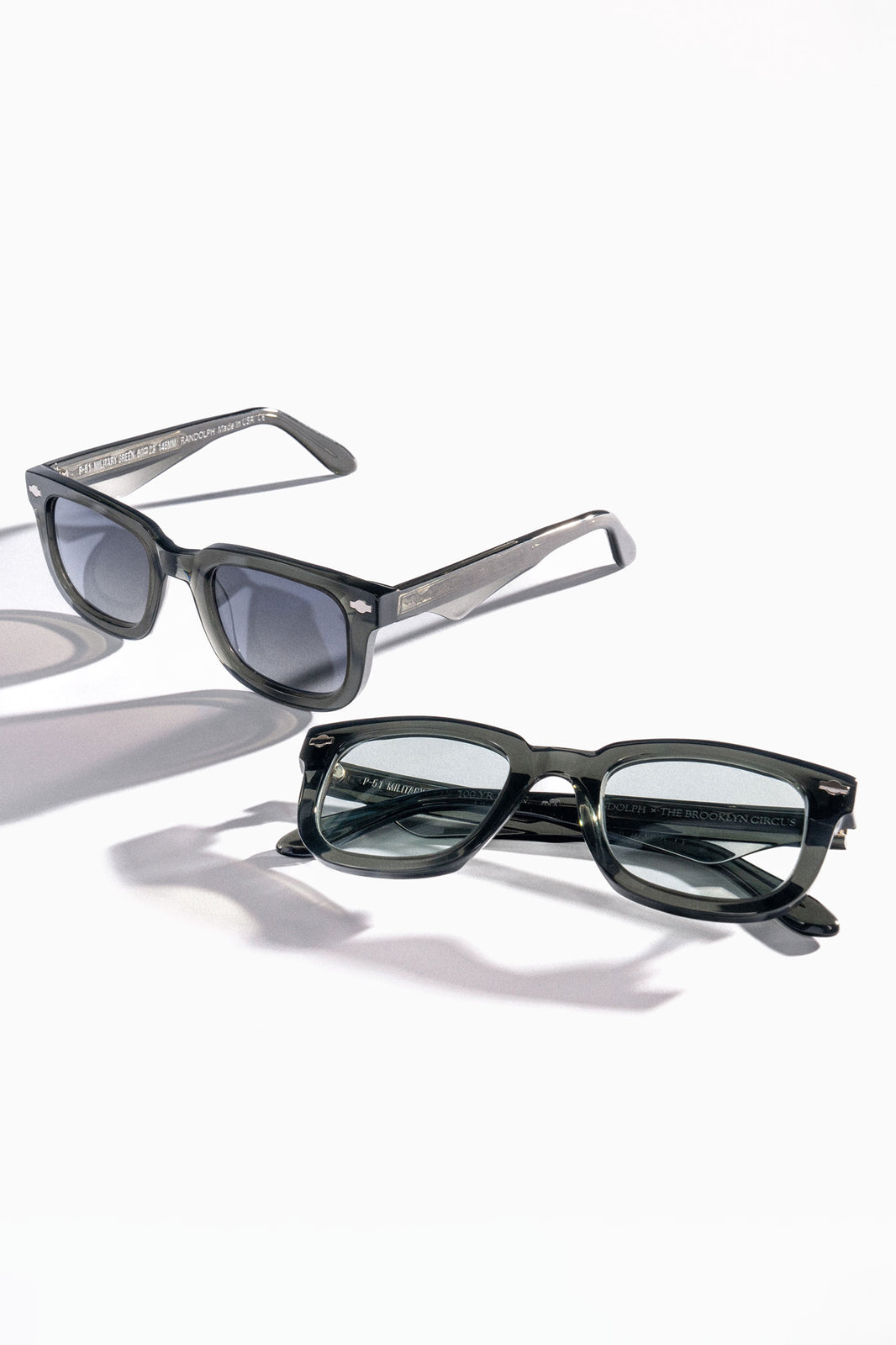 RANDOLPH x BKc P-51 - SMOKE ACETATE & SLATE LENS