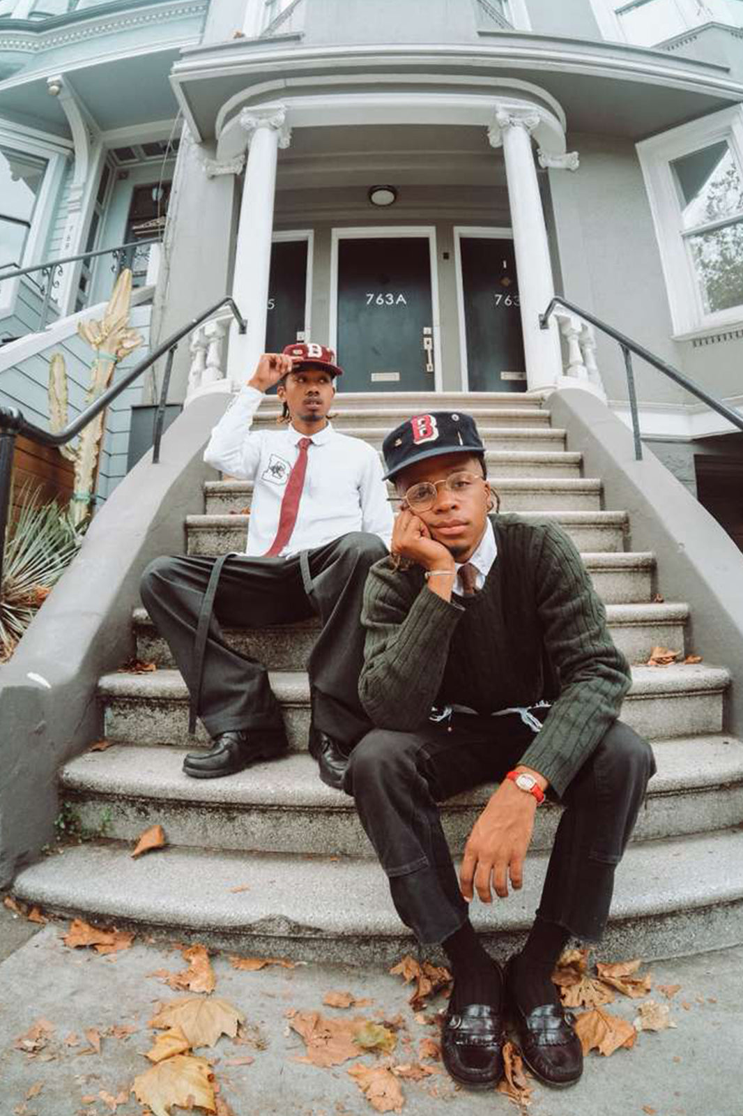 Wool Shadow B Thinkers Cap (Navy)