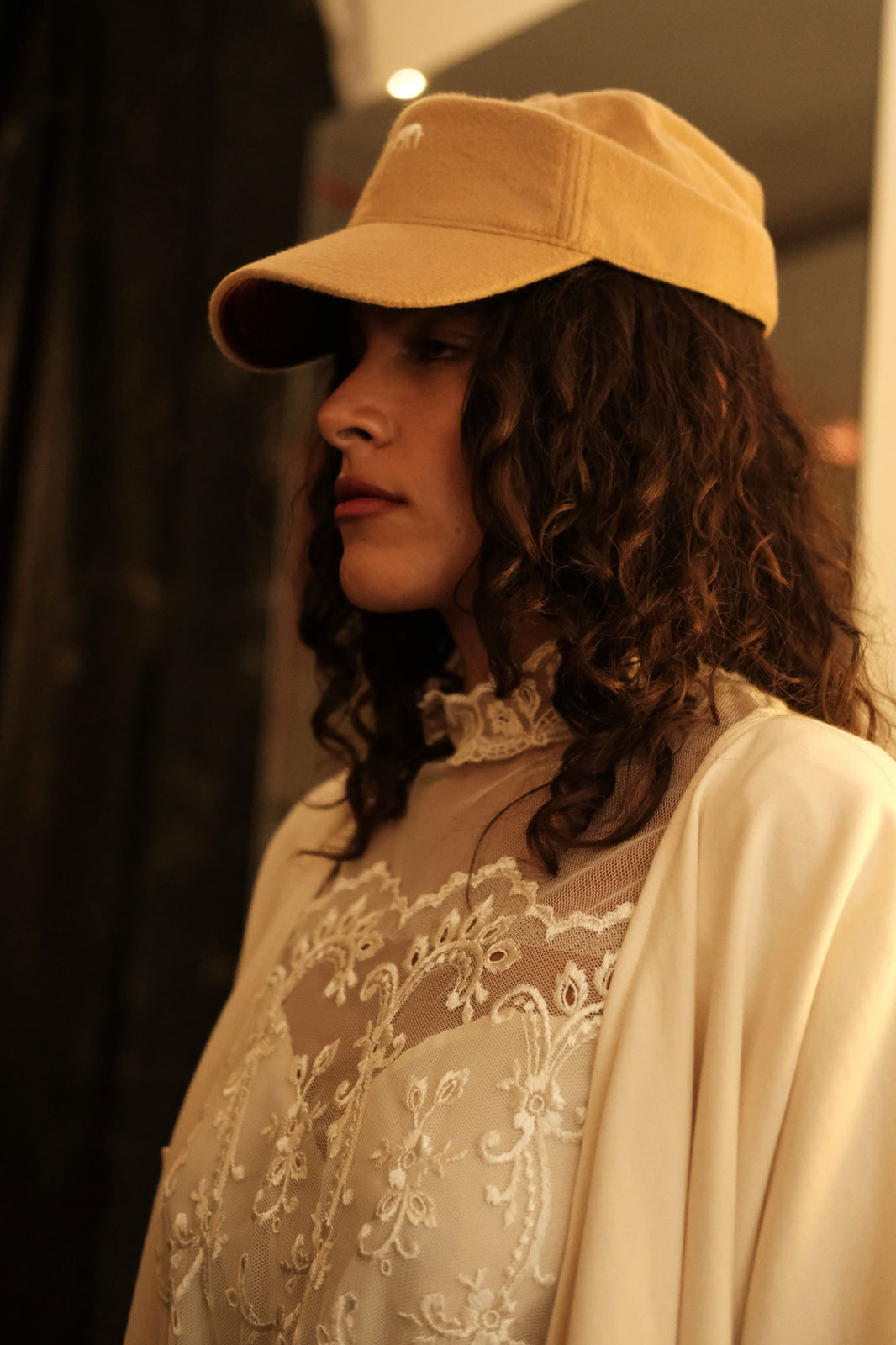 Wool Future Proof Coach Cap (Beige)