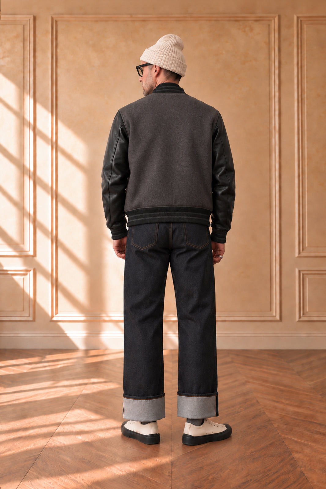 Triple Grey Varsity Jacket