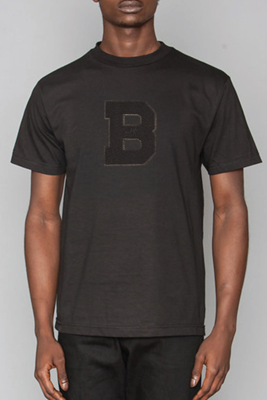 (Pre-Order) Classic Chenille B Tee (Black)