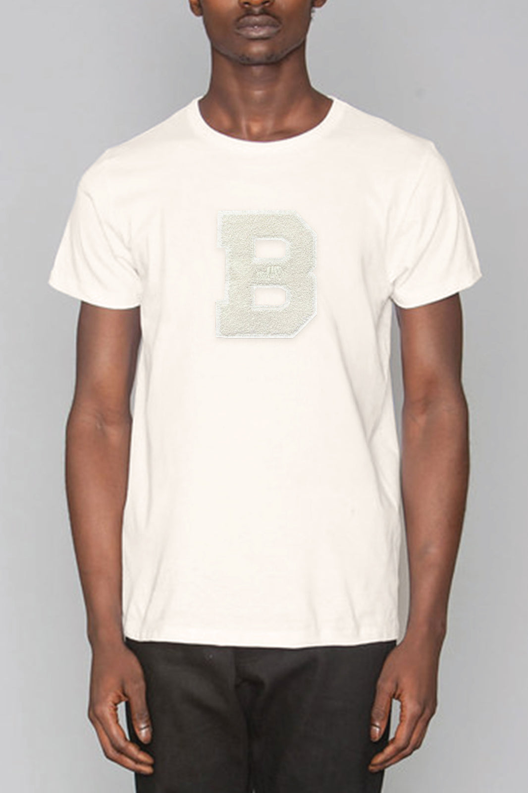 (Pre-Order) Classic Chenille B Tee (Natural)