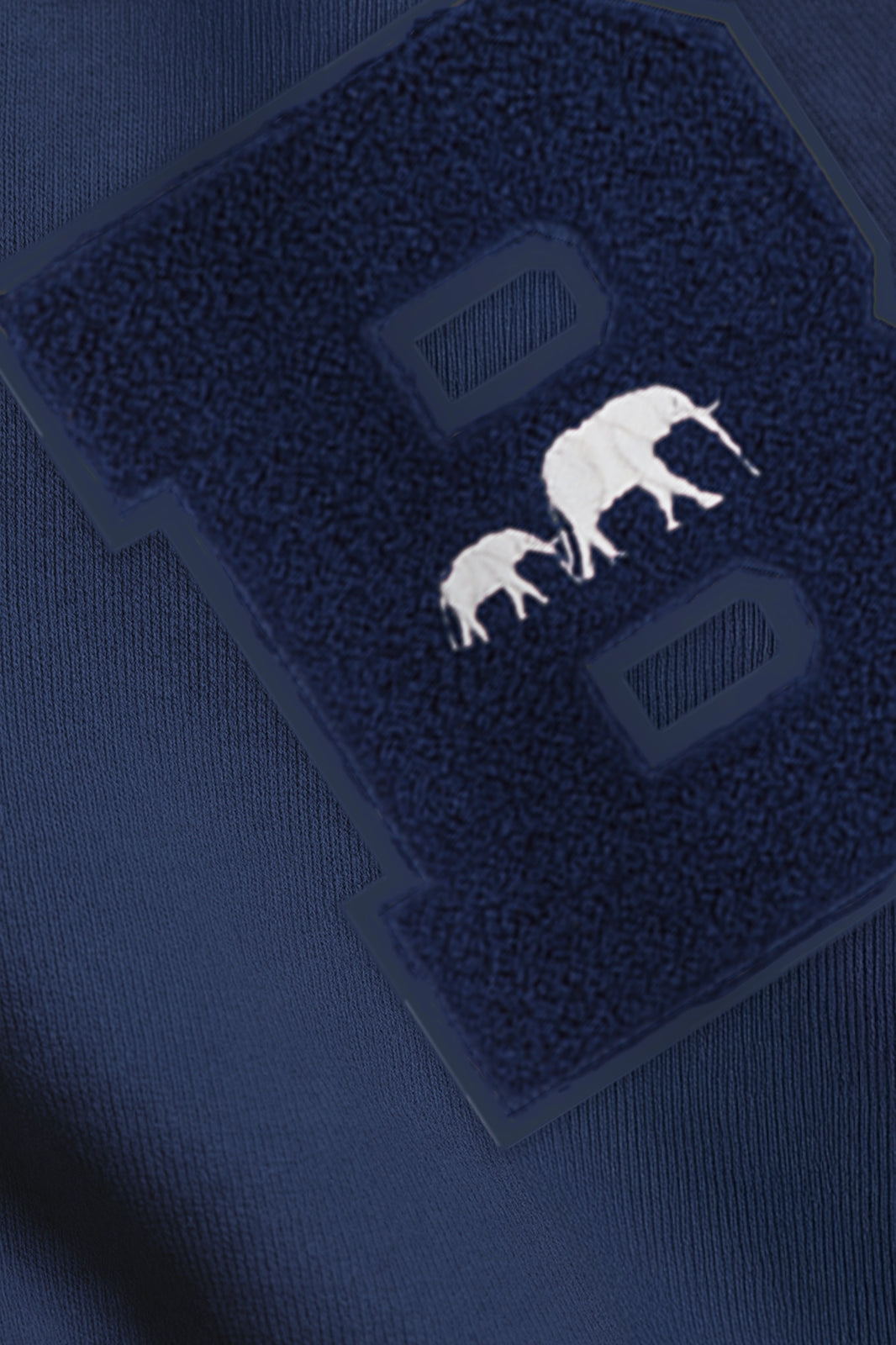 Classic B Chenille Crewneck (Navy)