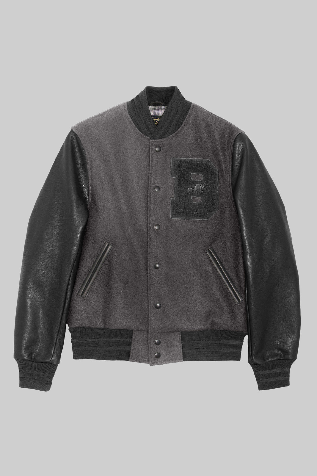 Triple Grey Varsity Jacket