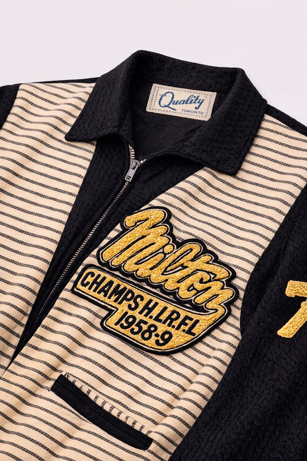 Vintage Waffle Knit Jacket