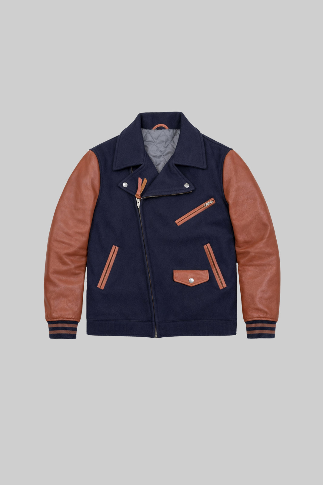 Vintage BKc Varsity Moto Jacket