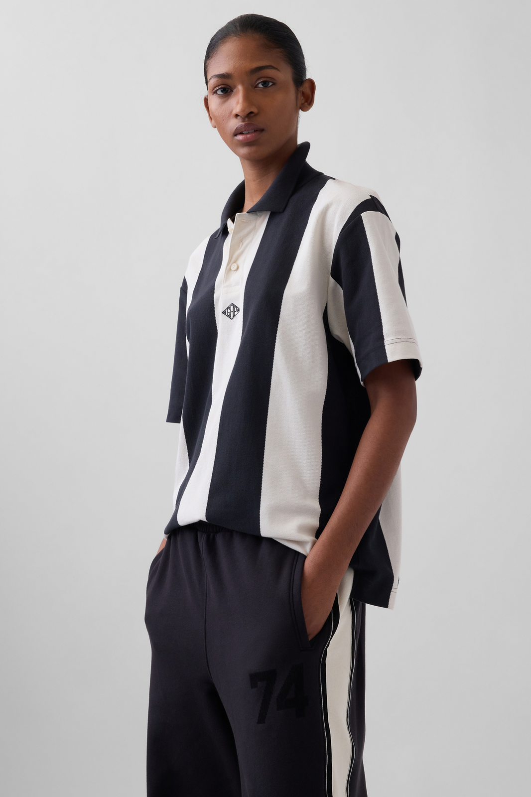 OuiGap Relaxed Pique Polo