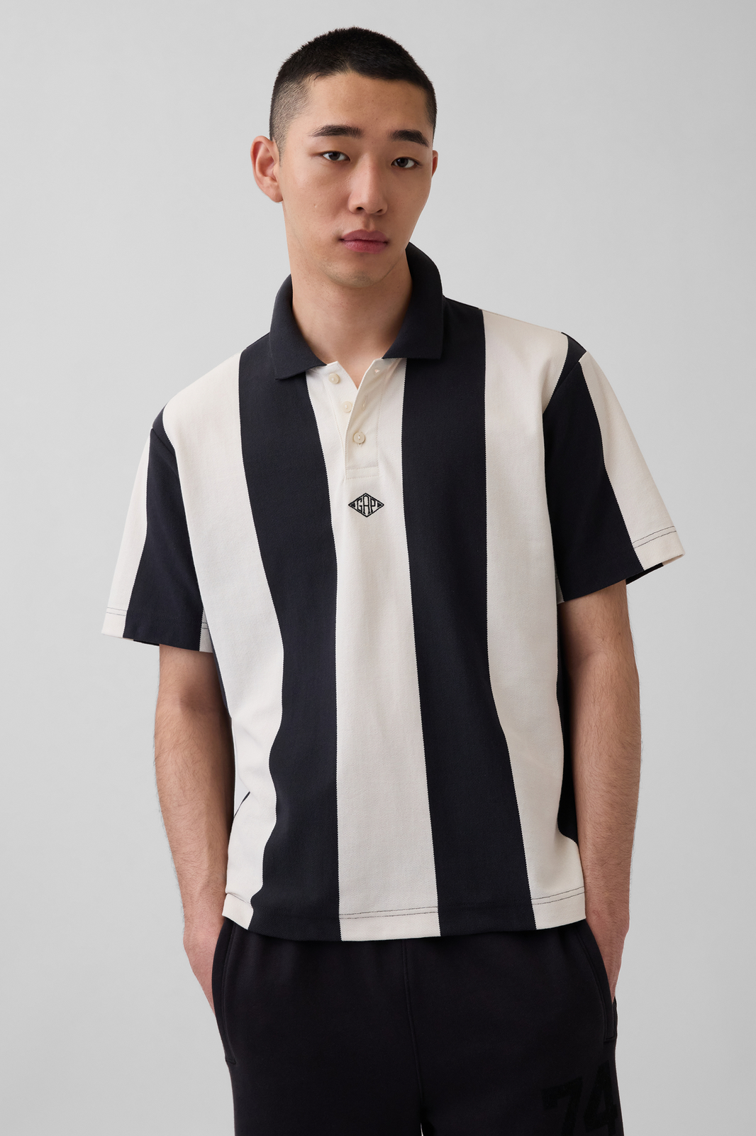 OuiGap Relaxed Pique Polo