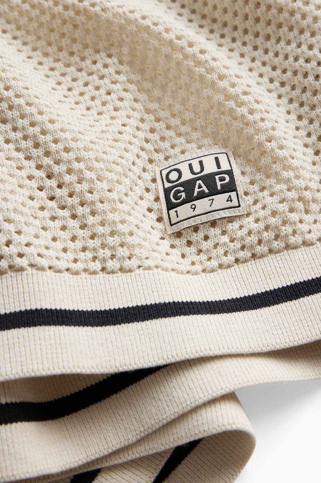 OuiGap Mesh Polo Sweater