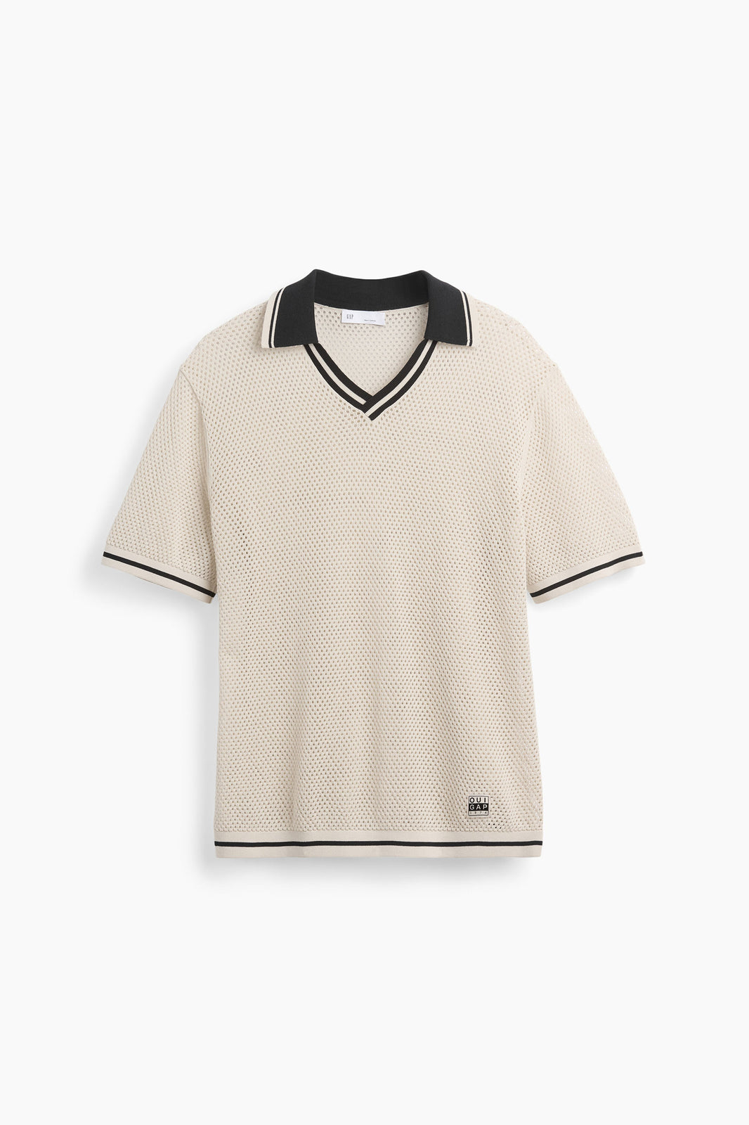 OuiGap Mesh Polo Sweater