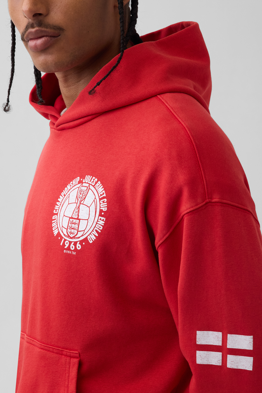 FIFA WORLD CUP™ VintageSoft Terry Oversized Hoodie (England)