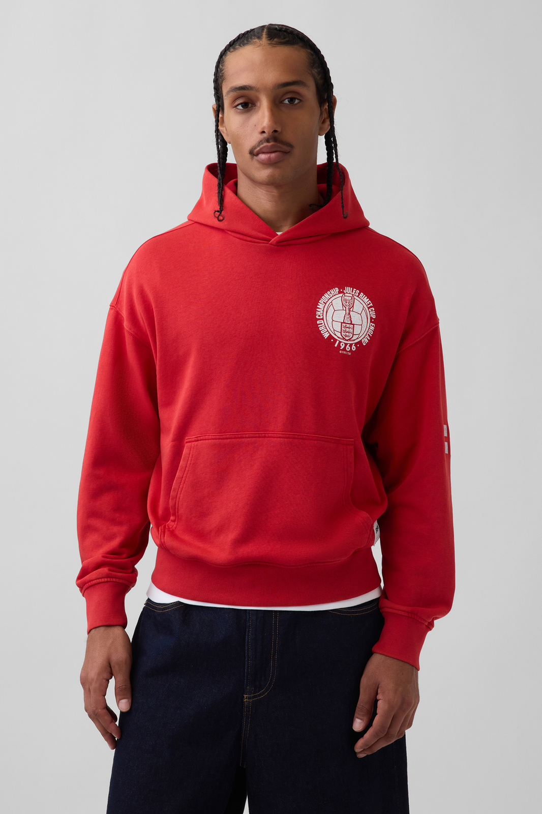 FIFA WORLD CUP™ VintageSoft Terry Oversized Hoodie (England)