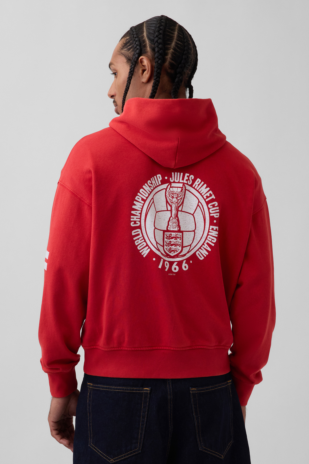 FIFA WORLD CUP™ VintageSoft Terry Oversized Hoodie (England)