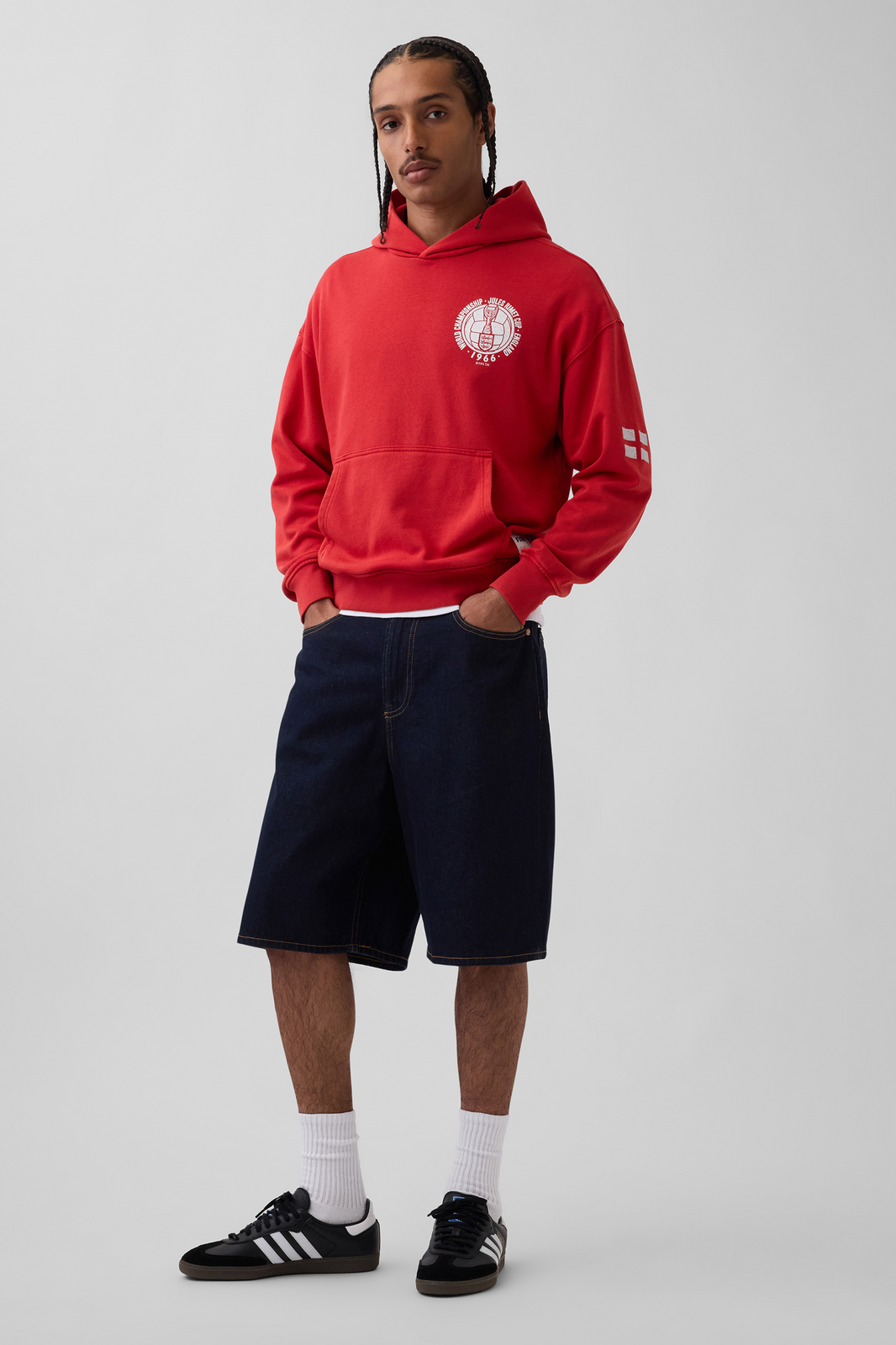 FIFA WORLD CUP™ VintageSoft Terry Oversized Hoodie (England)