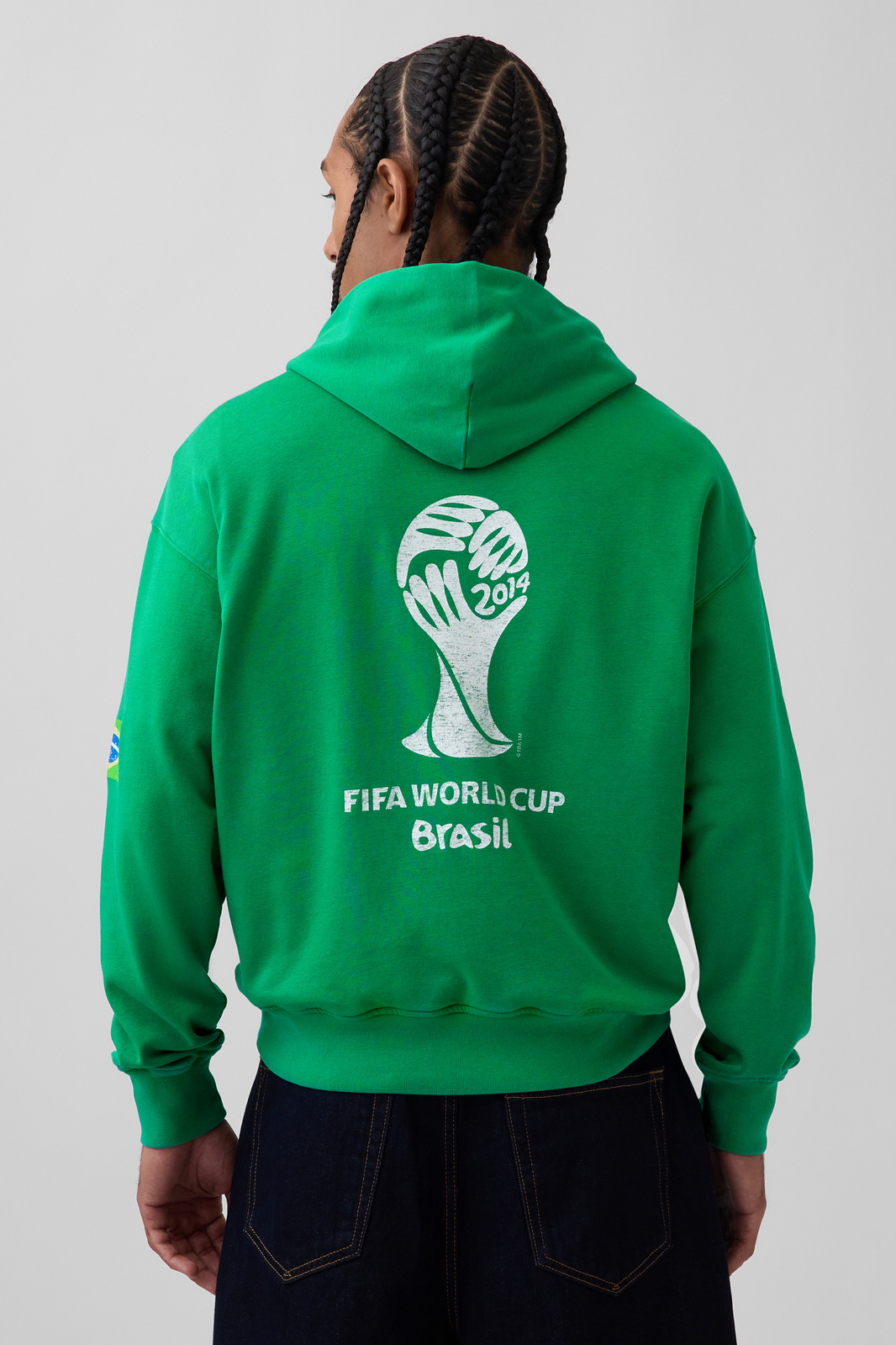 FIFA WORLD CUP™ VintageSoft Terry Oversized Hoodie (Brazil)