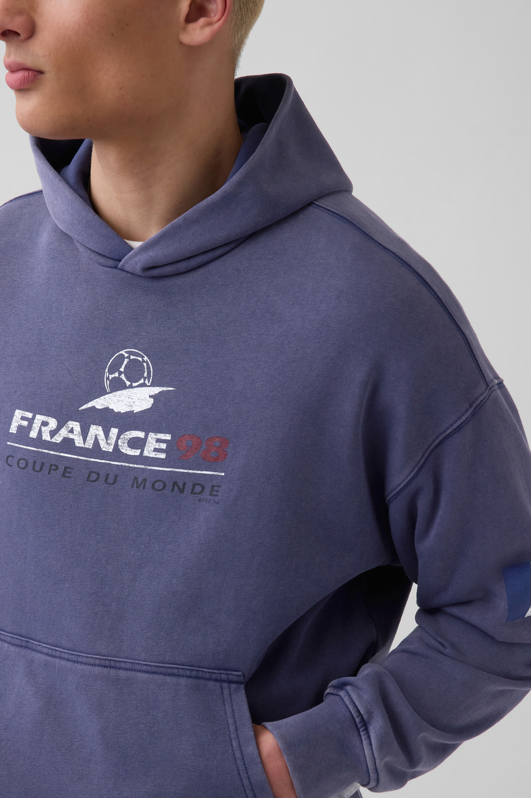 FIFA WORLD CUP™ VintageSoft Terry Oversized Hoodie (France)