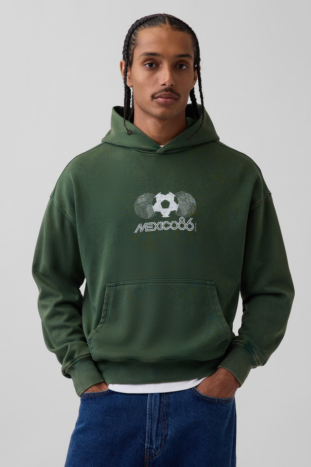 FIFA WORLD CUP™ VintageSoft Terry Oversized Hoodie (Mexico)