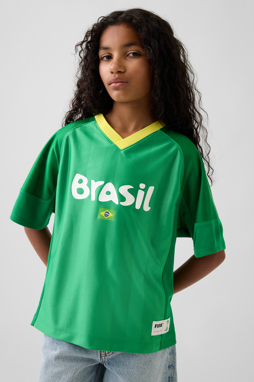 FIFA WORLD CUP™ Kids Oversized Jersey (Brazil)