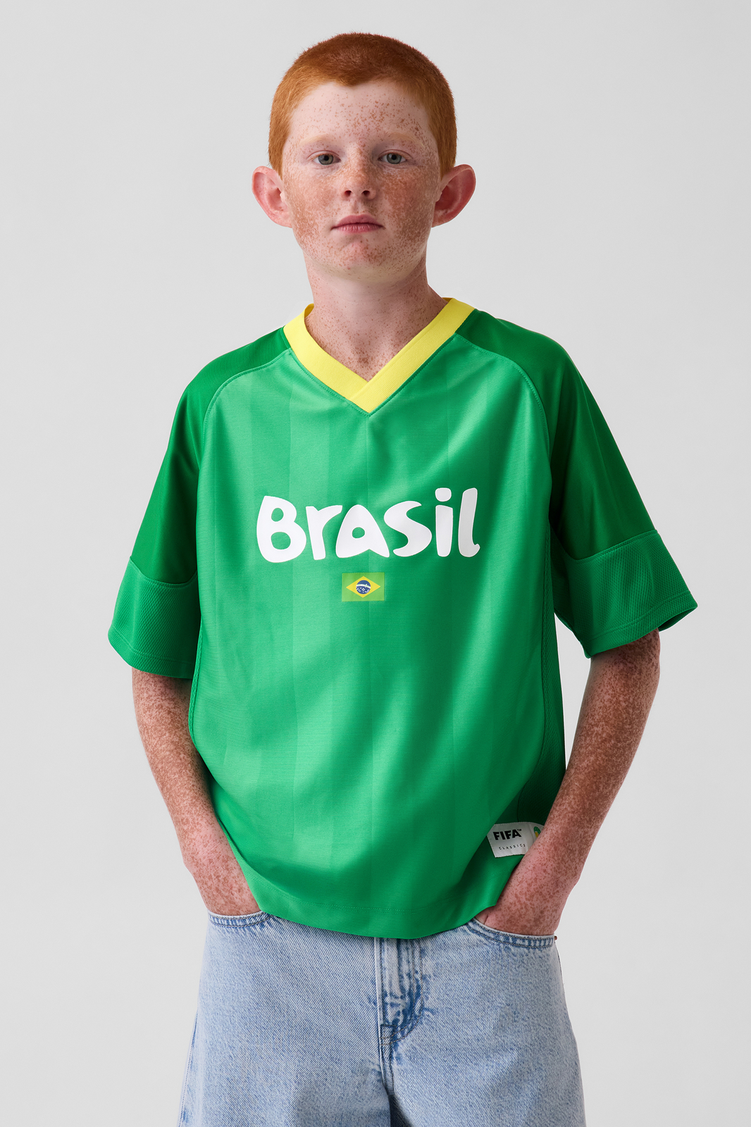 FIFA WORLD CUP™ Kids Oversized Jersey (Brazil)