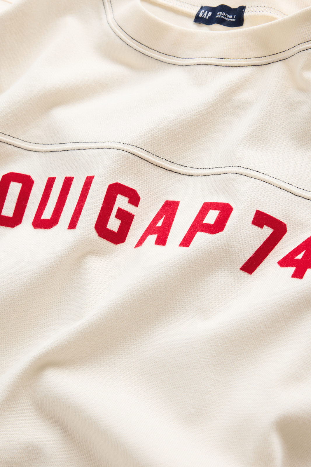 OuiGap Heavyweight Crop Logo T-Shirt