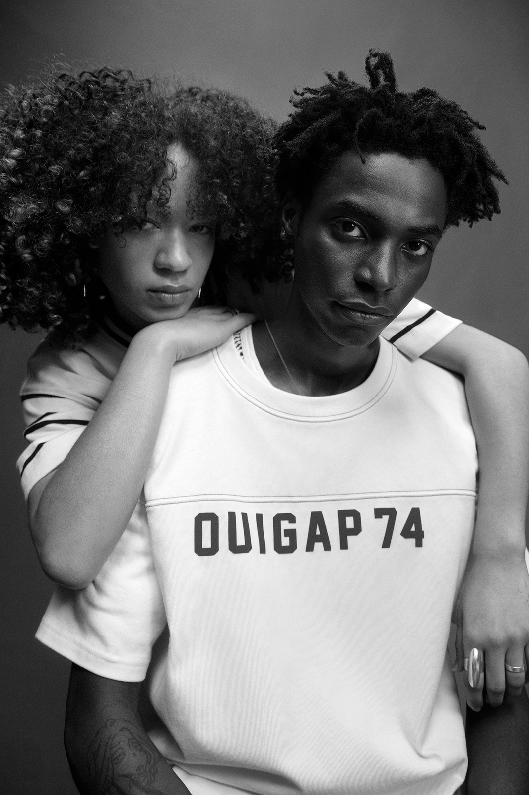 OuiGap Heavyweight Crop Logo T-Shirt