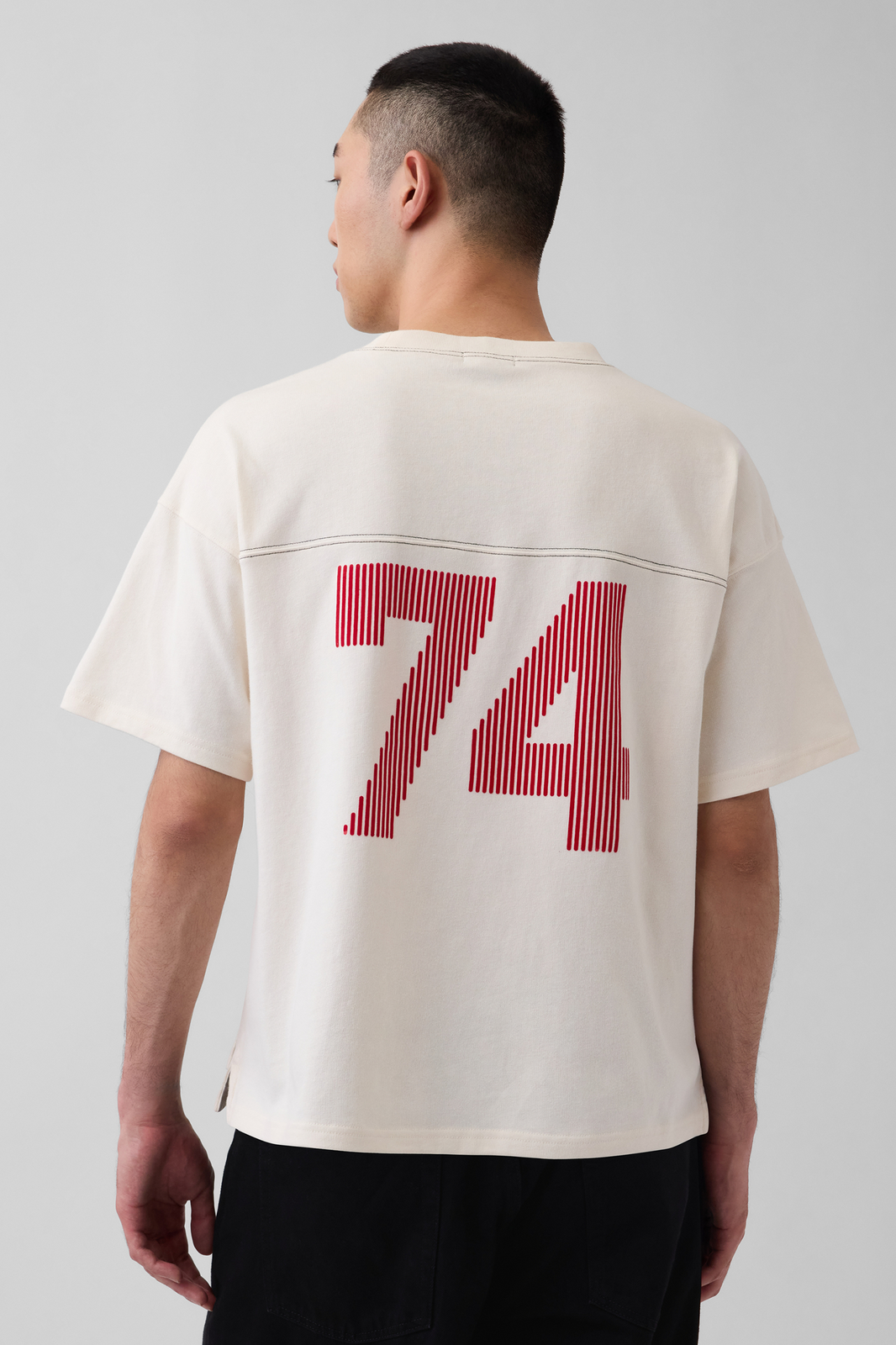 OuiGap Heavyweight Crop Logo T-Shirt