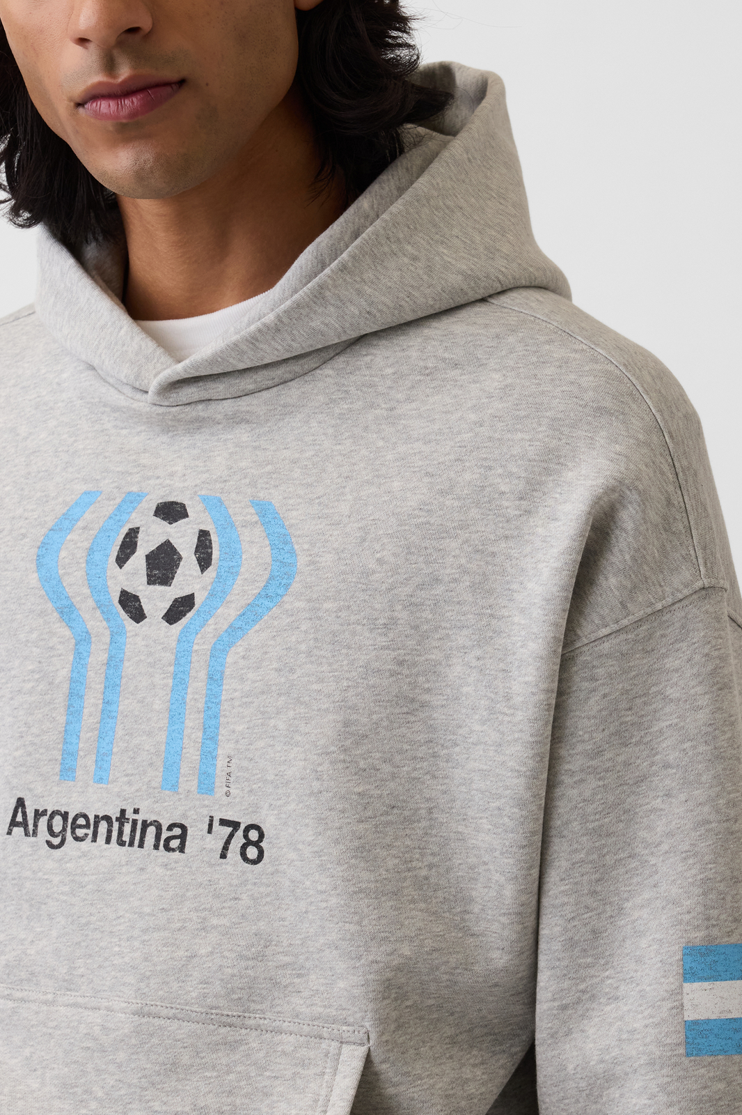 FIFA WORLD CUP™ VintageSoft Terry Oversized Hoodie (Argentina)