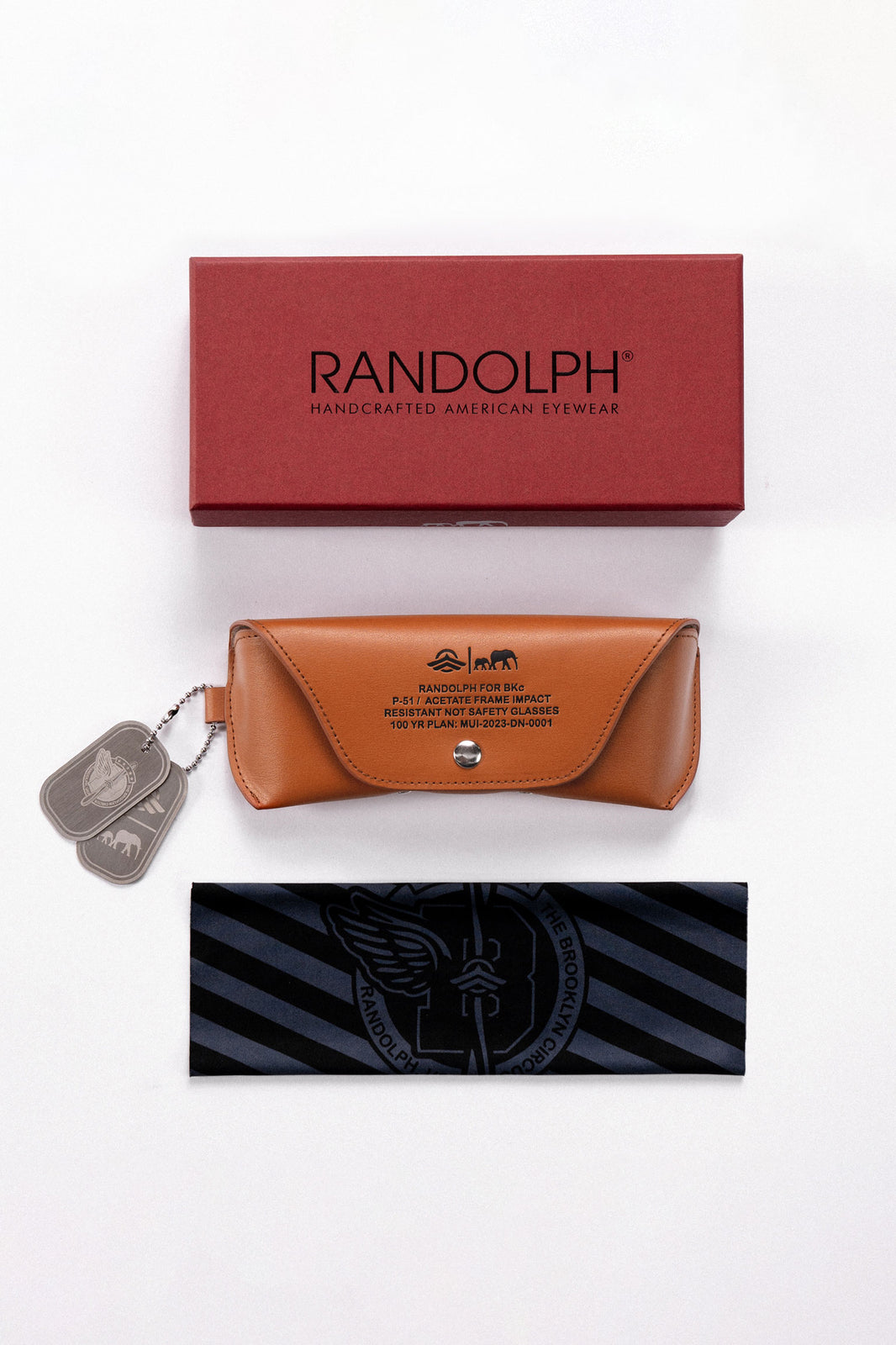 RANDOLPH x BKc P-51 - SMOKE ACETATE & SLATE LENS