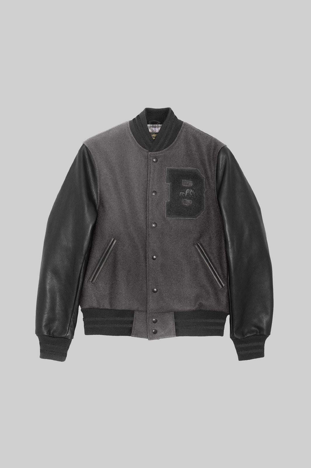 Triple Grey Varsity Jacket