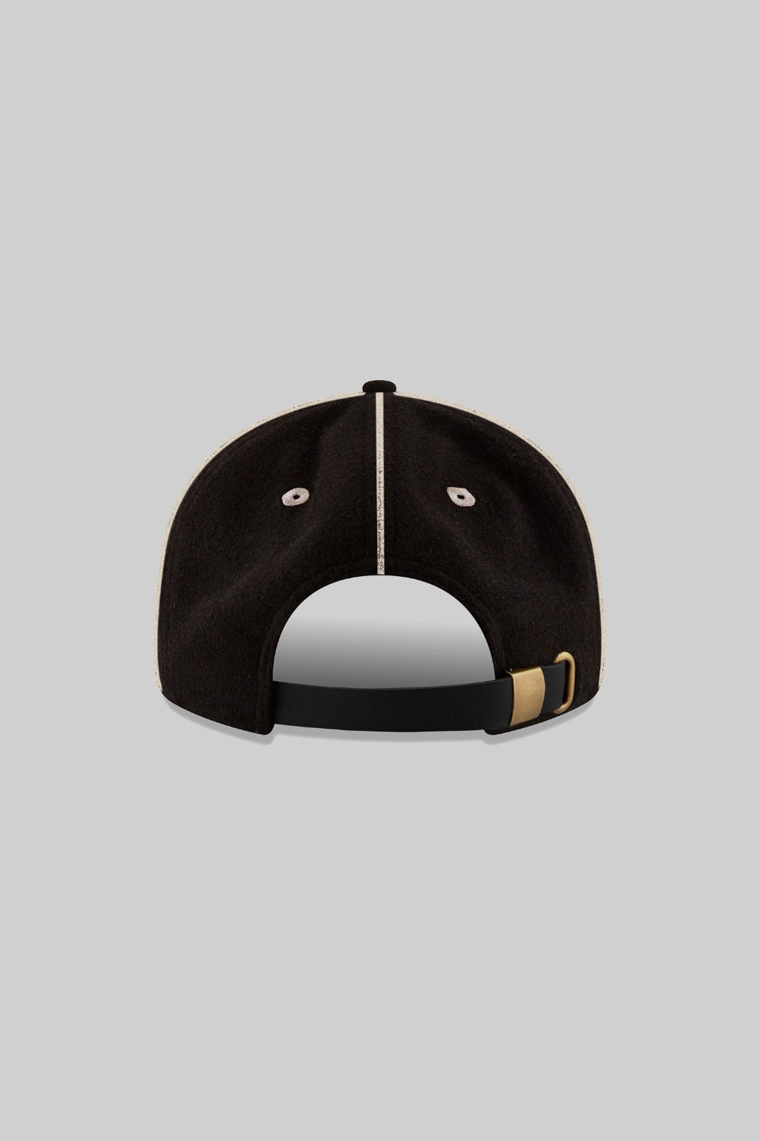 WOOL BKc Felt Varsity Cap (Black/White)