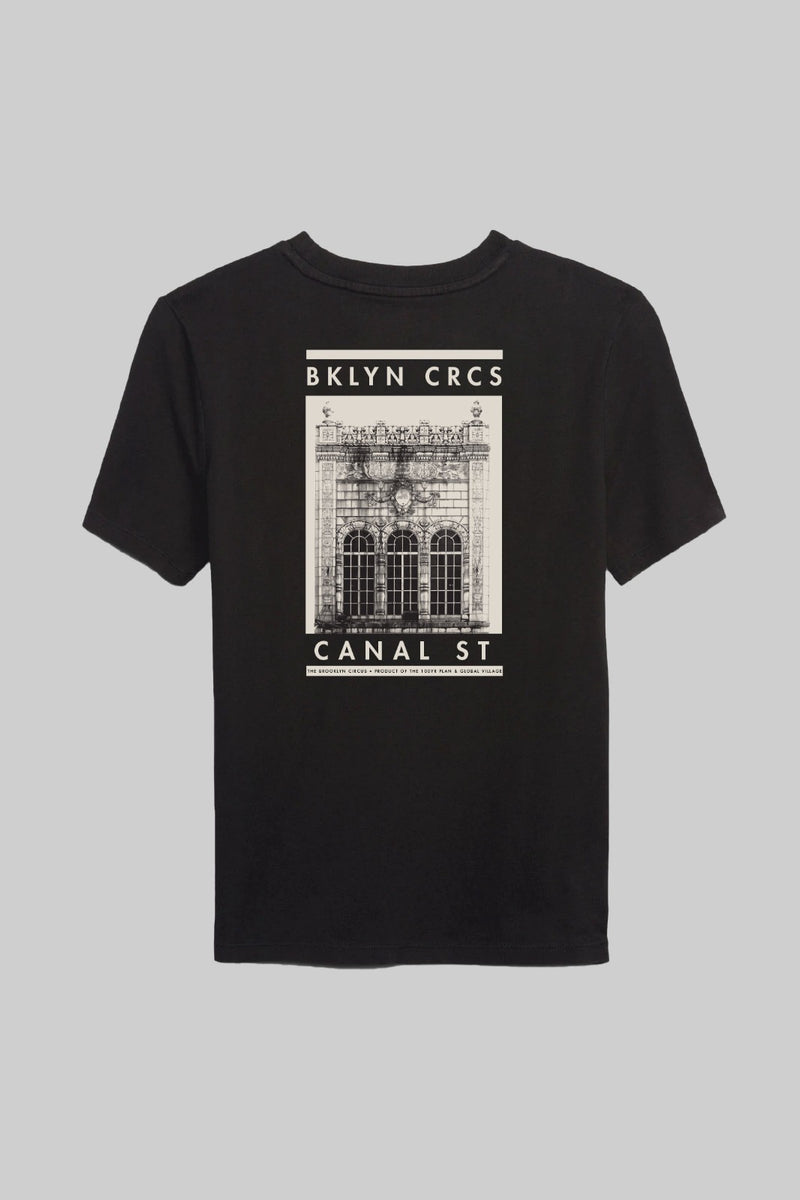 お気に入り Black Wall Back Street Canal BKc Tee Circus Brooklyn The – ミュージシャン