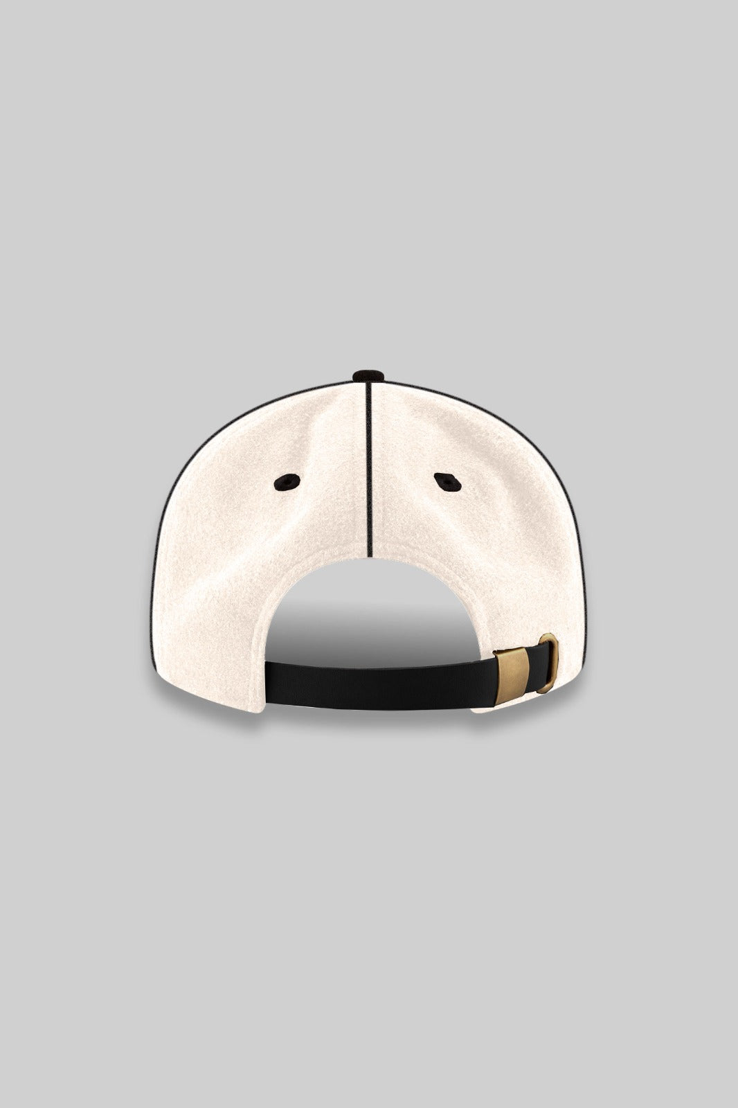 WOOL BKc Felt Varsity Cap (White/Black)