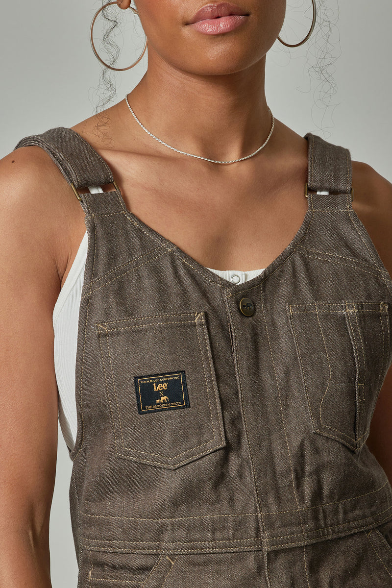 Lee x BKc Women's Whizit Zip Bib Overall (Brown) – The Brooklyn Circus