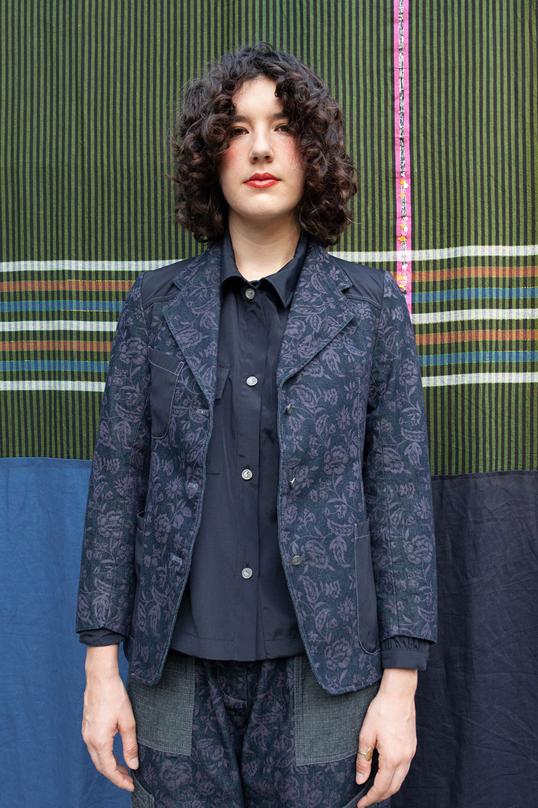 W'Menswear Fly Blazer (Denim/Navy)