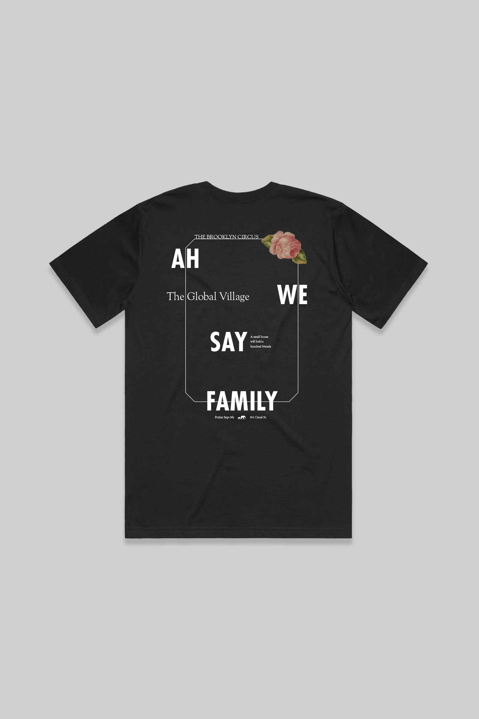 BKc We Say Family Tee (Coal)