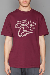 BKc Script Tee (Burgundy)